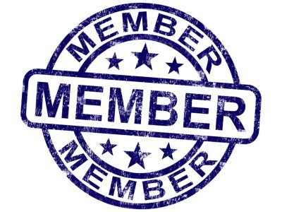 Member Stamp Showing Membership Registration And Subscribing